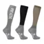Hy Sport Active Young Rider Riding Socks - Pack of 3 - Desert Sand/Pencil Point Grey/Black
