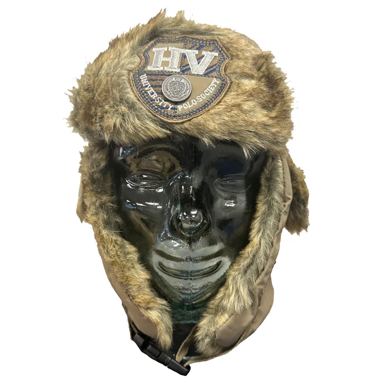 HV Polo Aviator Hat - Taupe