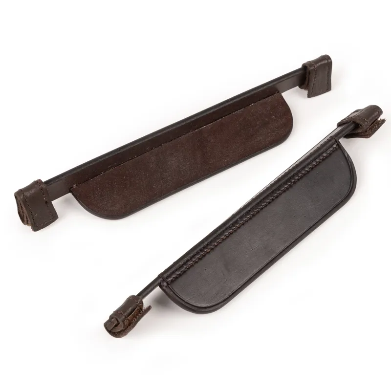 Shires Velociti GARA Leather Blinkers - Havana