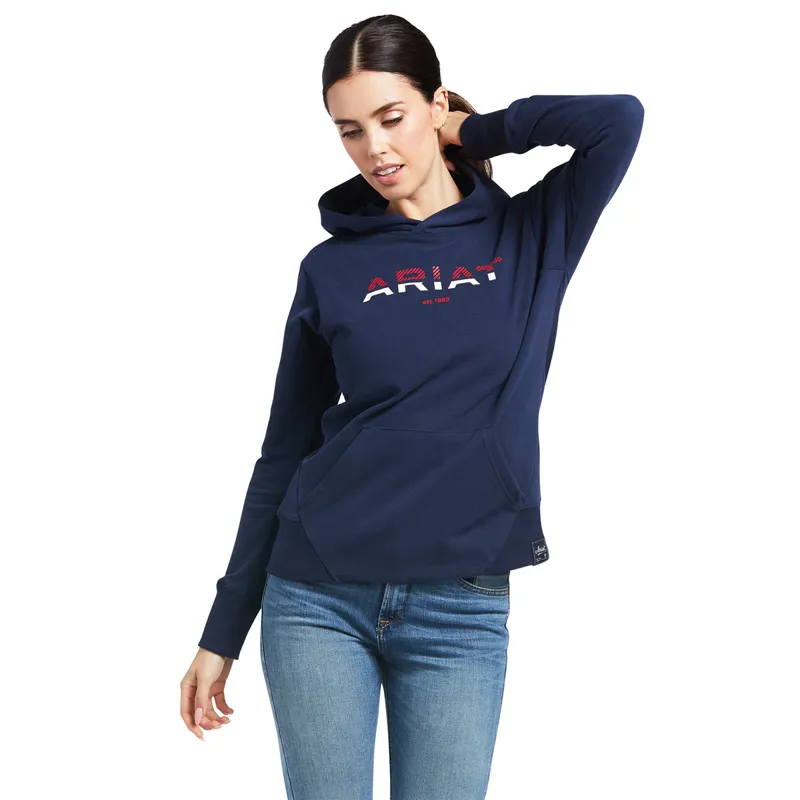 Ariat Women's 3D Logo Hoodie - Navy