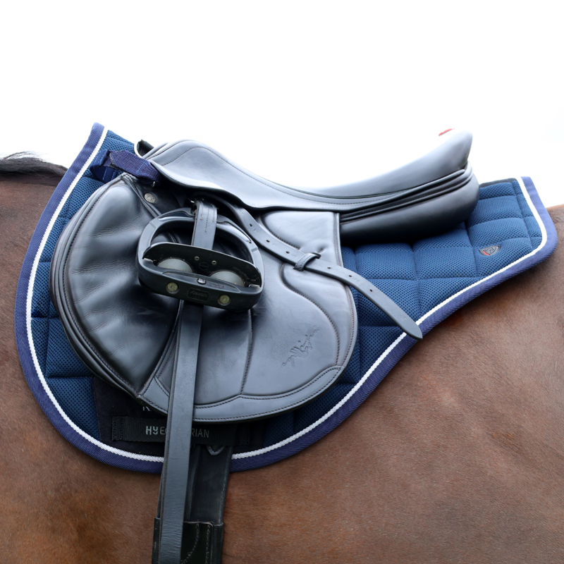 Hy Equestrian Pro Reaction 3D Mesh Saddlepad - Navy-1