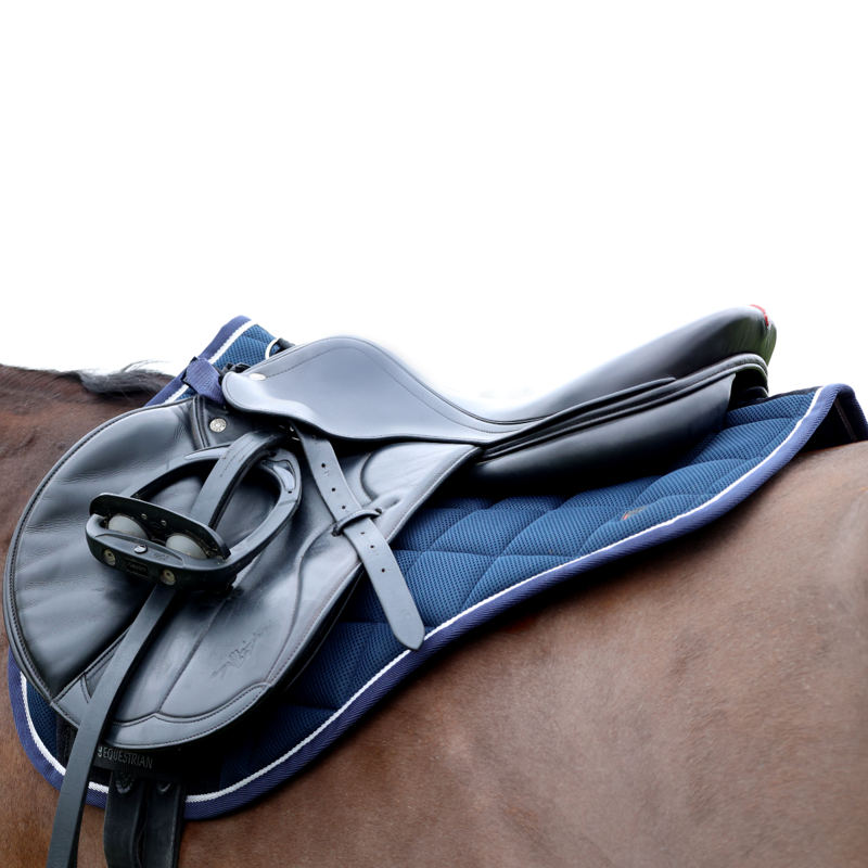 Hy Equestrian Pro Reaction 3D Mesh Saddlepad - Navy-2