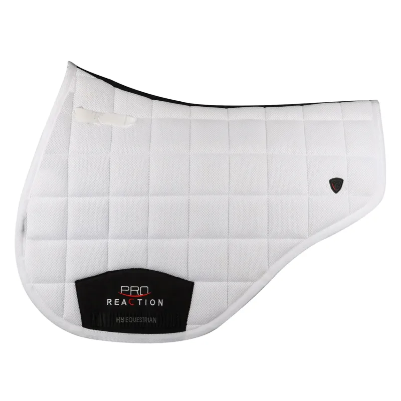 Hy Equestrian Pro Reaction 3D Mesh Saddlepad - White