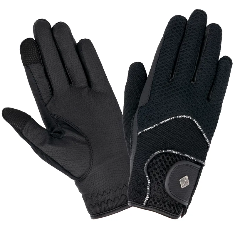 LeMieux Pro Touch 3D Mesh Riding Glove - Black