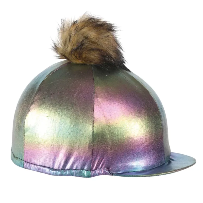 Shires Metallic Hat Cover - Rainbow 