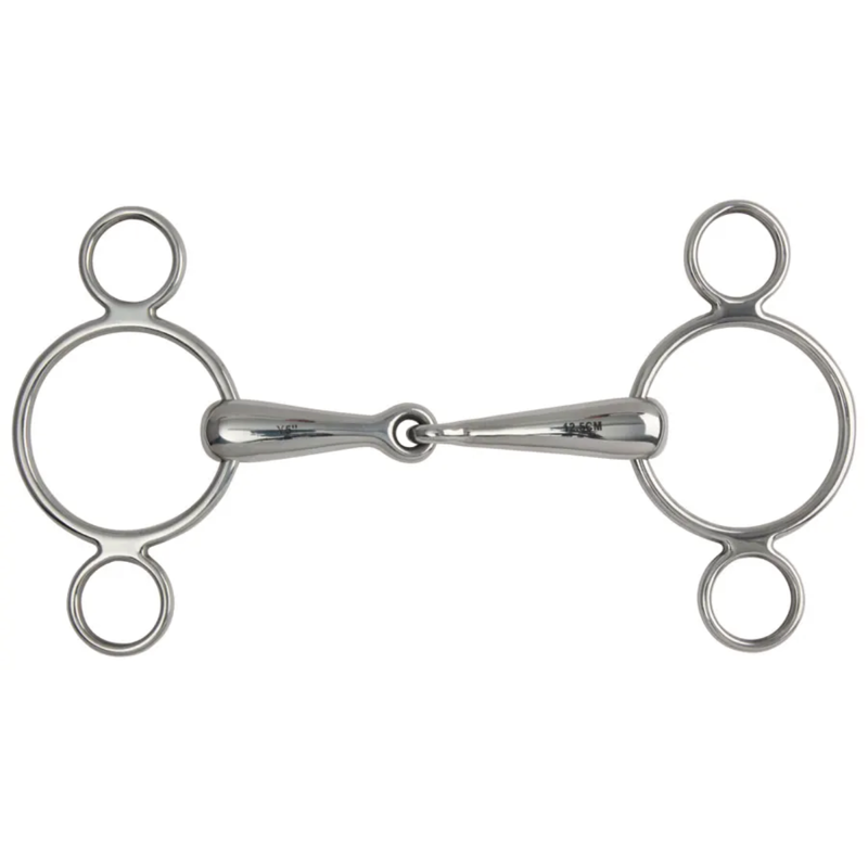 Shires Hollow Mouth Two Ring Gag 