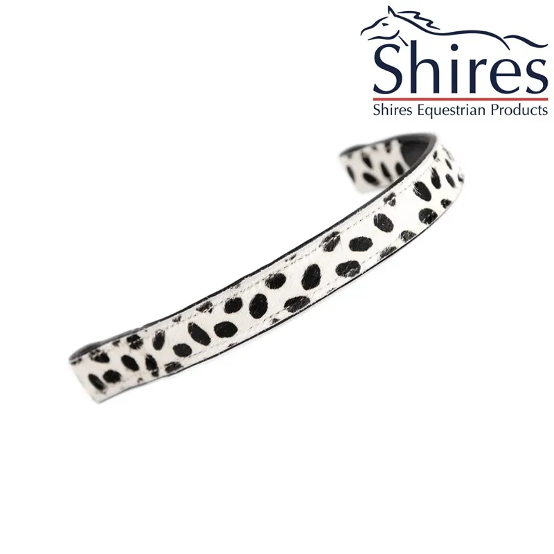 Shires Velociti Printed Cow Hair Browband Spot