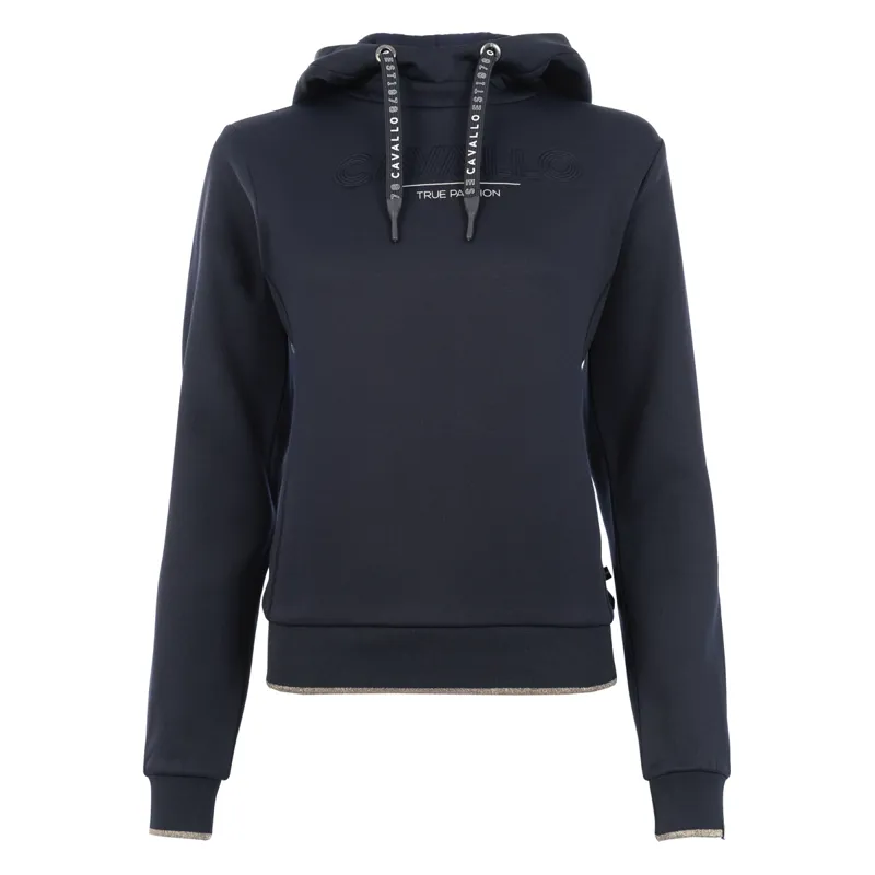 Cavallo Ela Ladies Functional Fleece Hoody - Dark Blue