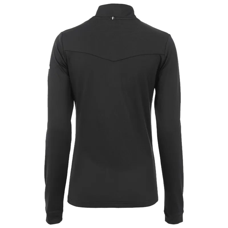 Cavallo Elfa Functional Stand Up Collar Shirt - Black-1