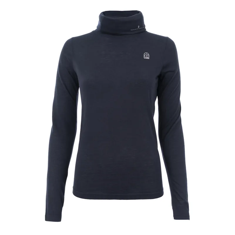 Cavallo Eyla Ladies Turtleneck Shirt - Dark Blue