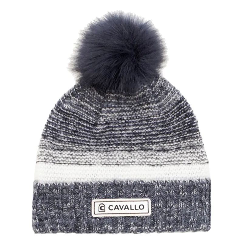 Cavallo Eireen Multicolour Knitted Hat - Dark Blue