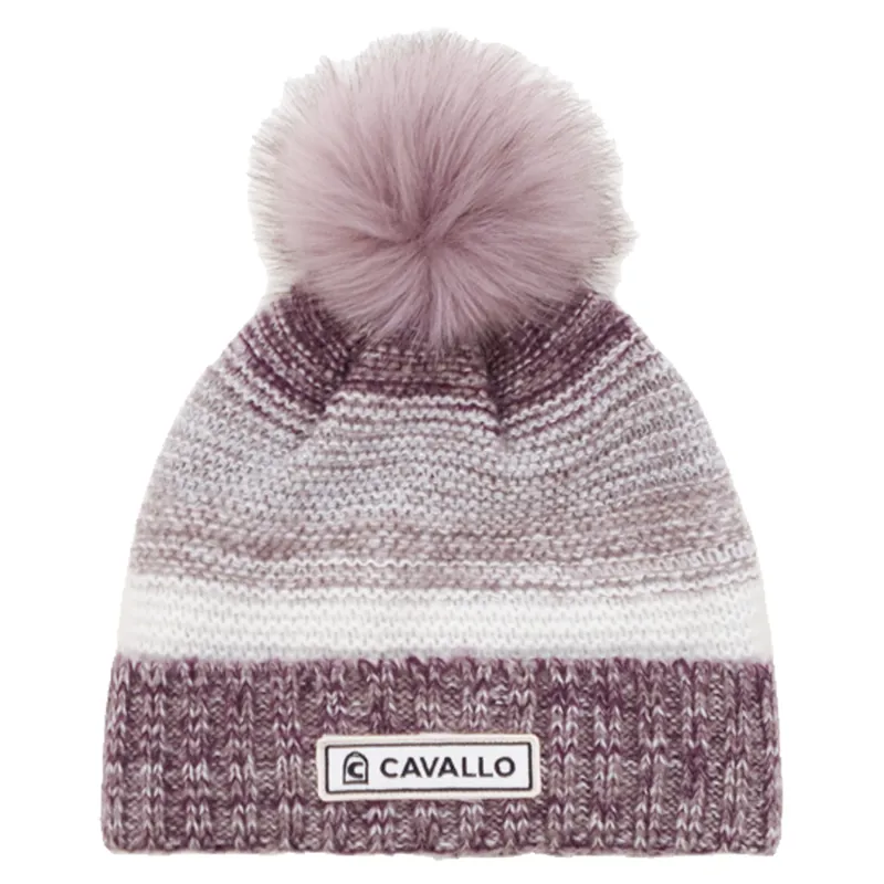 Cavallo Eireen Multicolour Knitted Hat - Powder Lilac