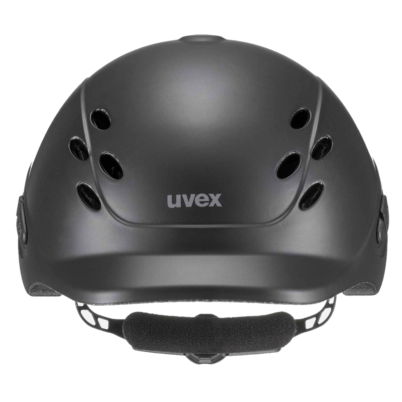 Uvex Reithelm Onyxx Children's Riding Hat - Black Mat - 49-54cm-1