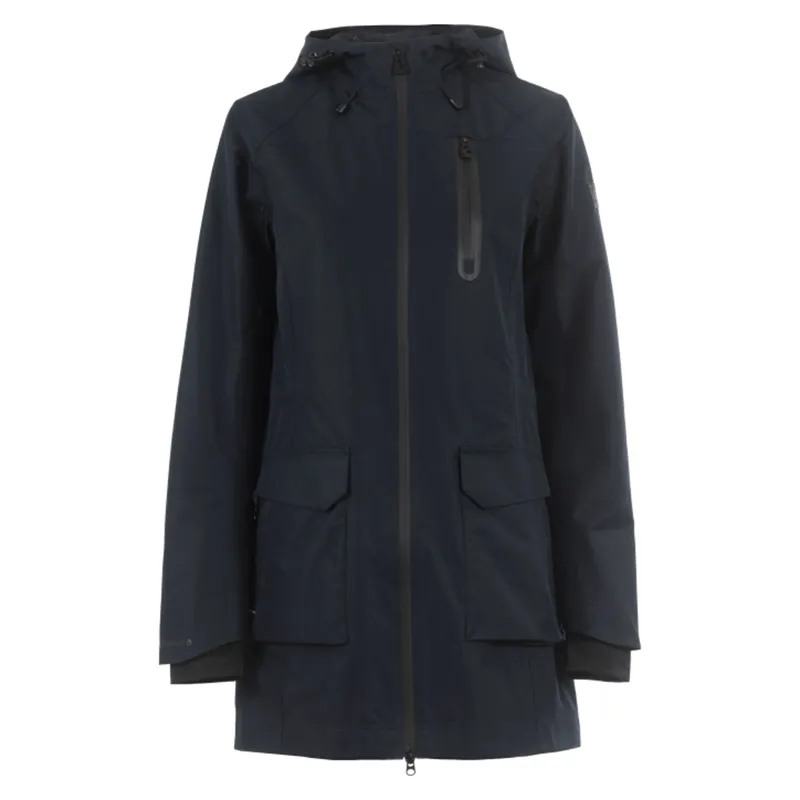 Cavallo Ladies Functional Long Jacket - Dark Blue
