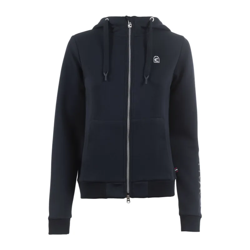 Cavallo Ladies Sweat Zip Hoodie - Dark Blue