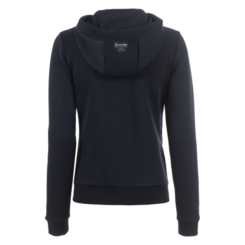 Cavallo Ladies Sweat Zip Hoodie - Dark Blue-1