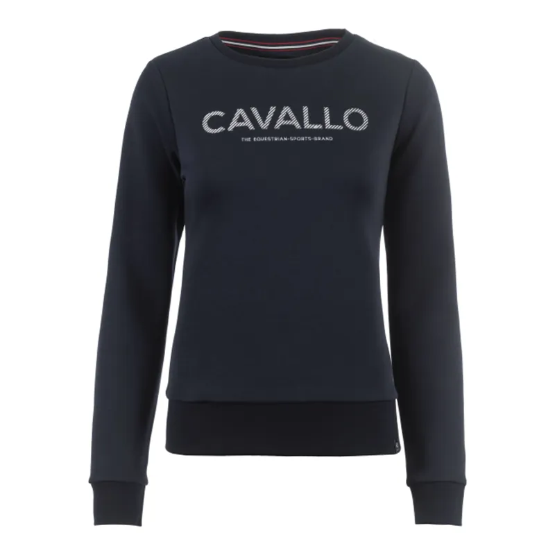 Cavallo Ladies Round-Neck Sweater - Dark Blue