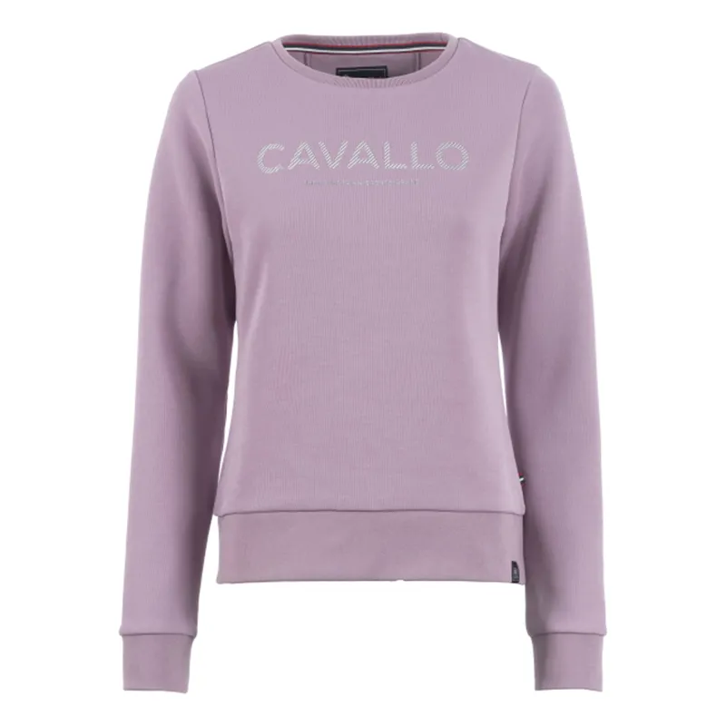 Cavallo Ladies Round-Neck Sweater - Dusty Rose