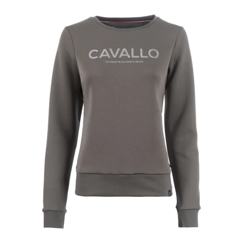 Cavallo Ladies Round-Neck Sweater - Sepia Olive