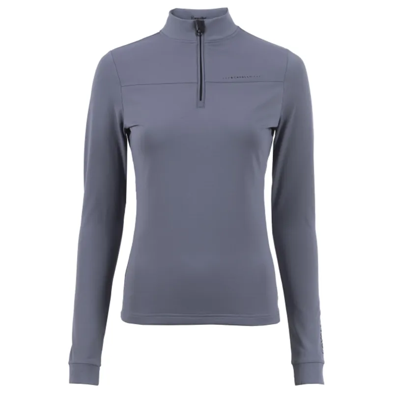 Cavallo Ladies All Year Half Zip Base Layer - Blue Shadow