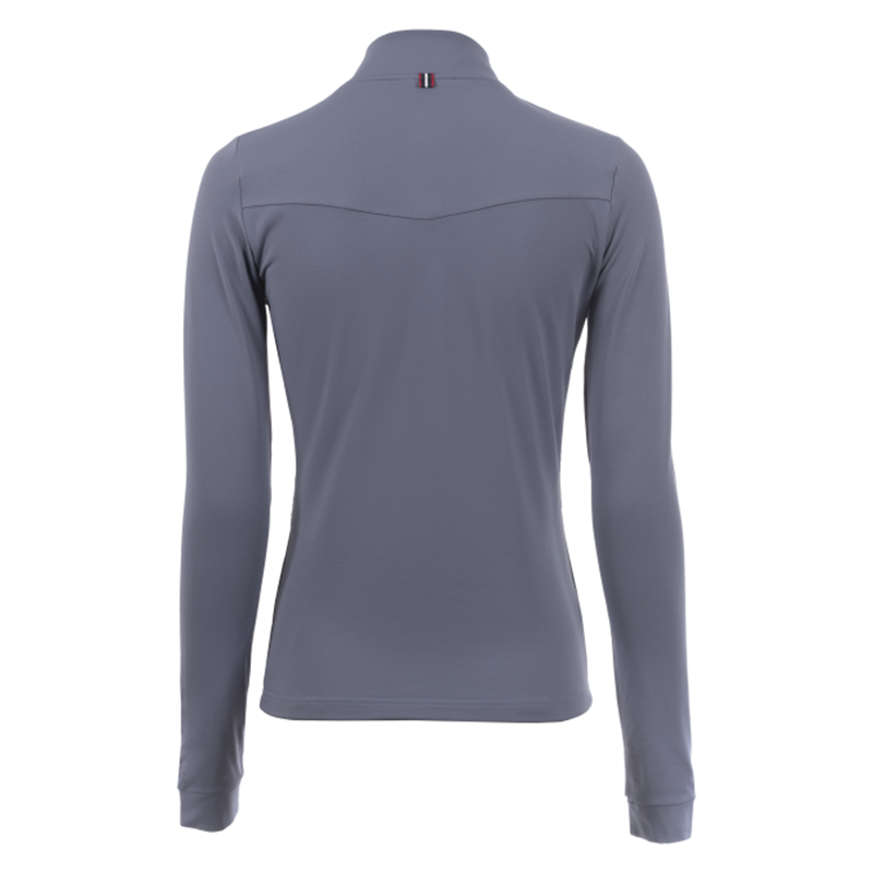 Cavallo Ladies All Year Half Zip Base Layer - Blue Shadow-1