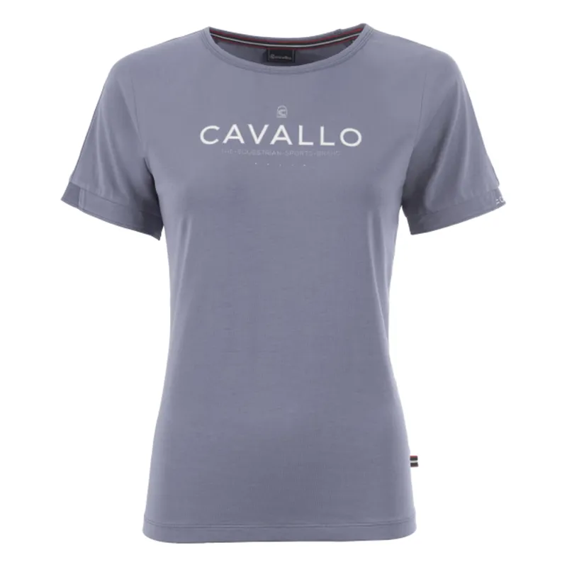 Cavallo Ladies Round-Neck T-Shirt - Blue Shadow