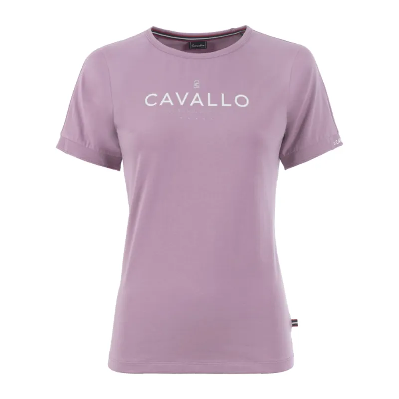 Cavallo Ladies Round-Neck T-Shirt - Dusty Rose