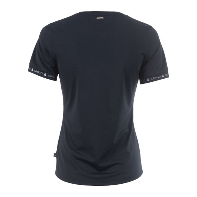 Cavallo Ladies Functional Round-Neck T-Shirt - Dark Blue-1