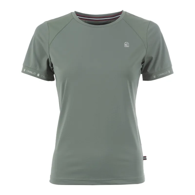 Cavallo Ladies Functional Round-Neck T-Shirt - English Ivy