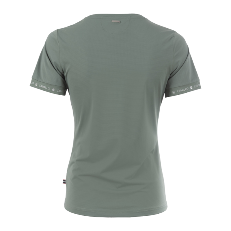 Cavallo Ladies Functional Round-Neck T-Shirt - English Ivy-1