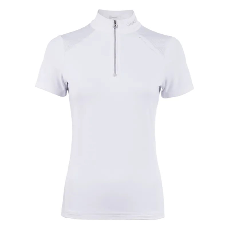 Cavallo Ladies Half Zip Competition Shirt - White
