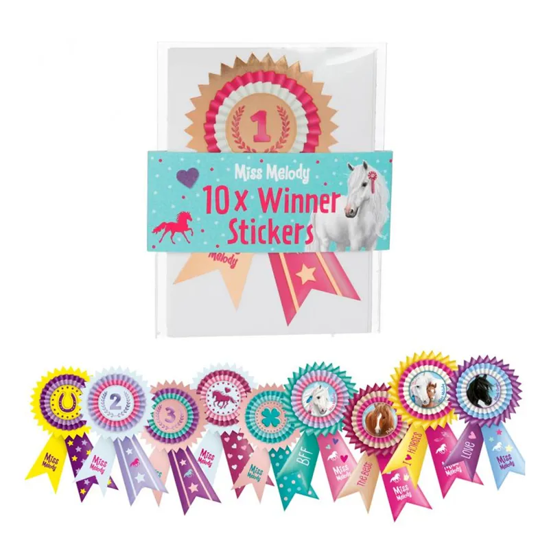 Miss Melody Winner Stickers