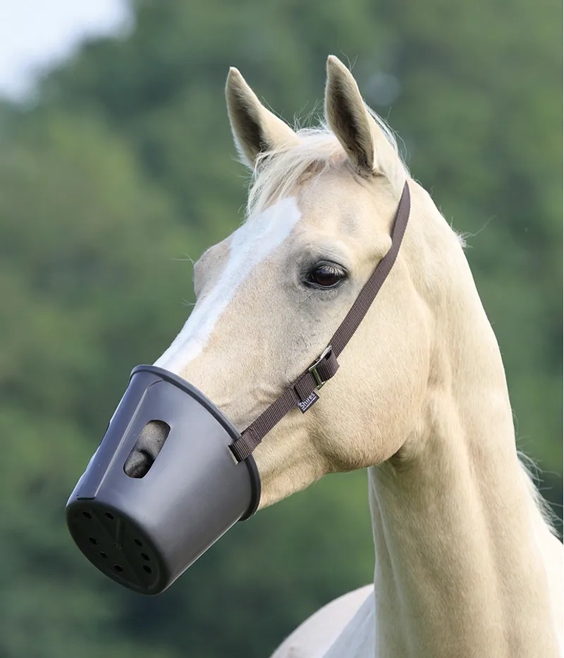 Shires Plastic Muzzle - Brown