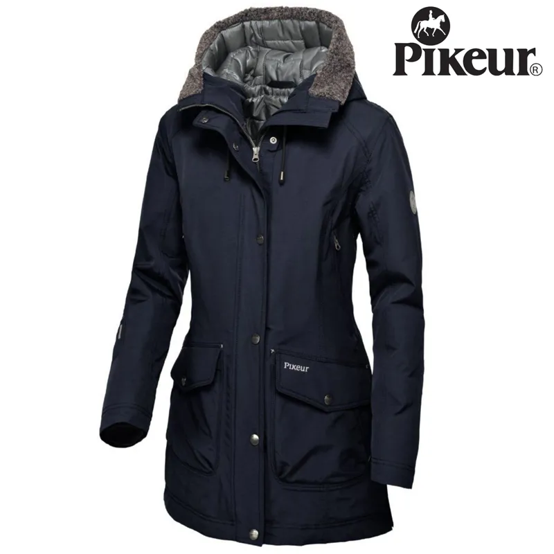 Pikeur Catalina Ladies Waterproof Parka - Night Blue