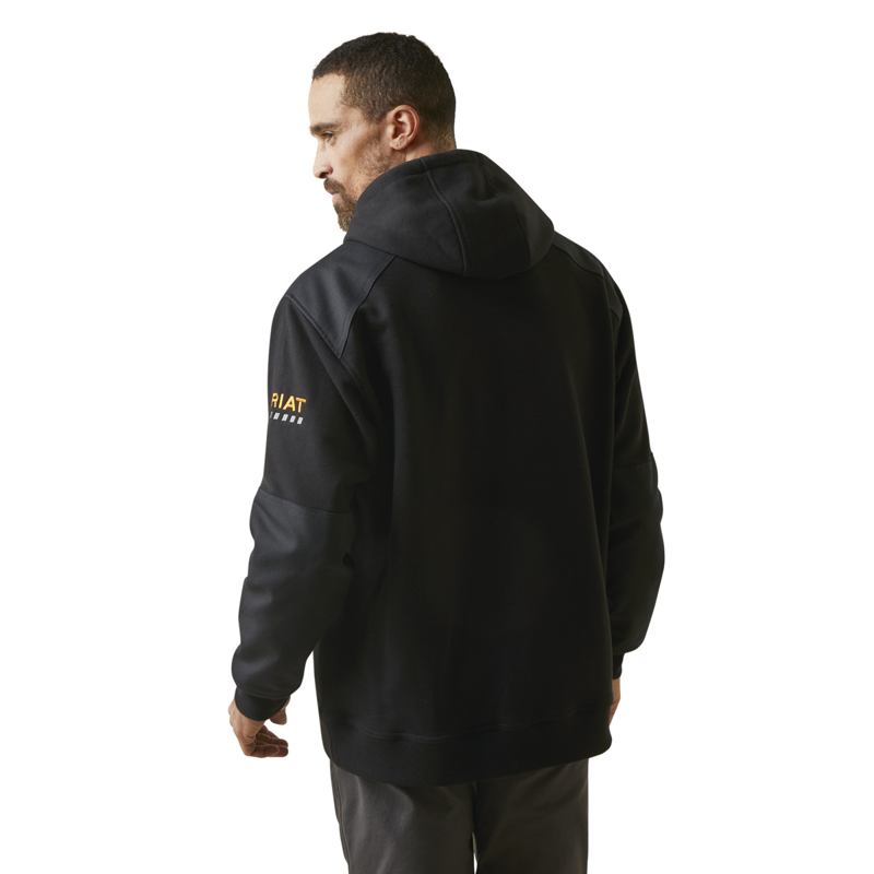 Ariat Men's Rebar Workman DuraCanvas Hoodie - Black-1