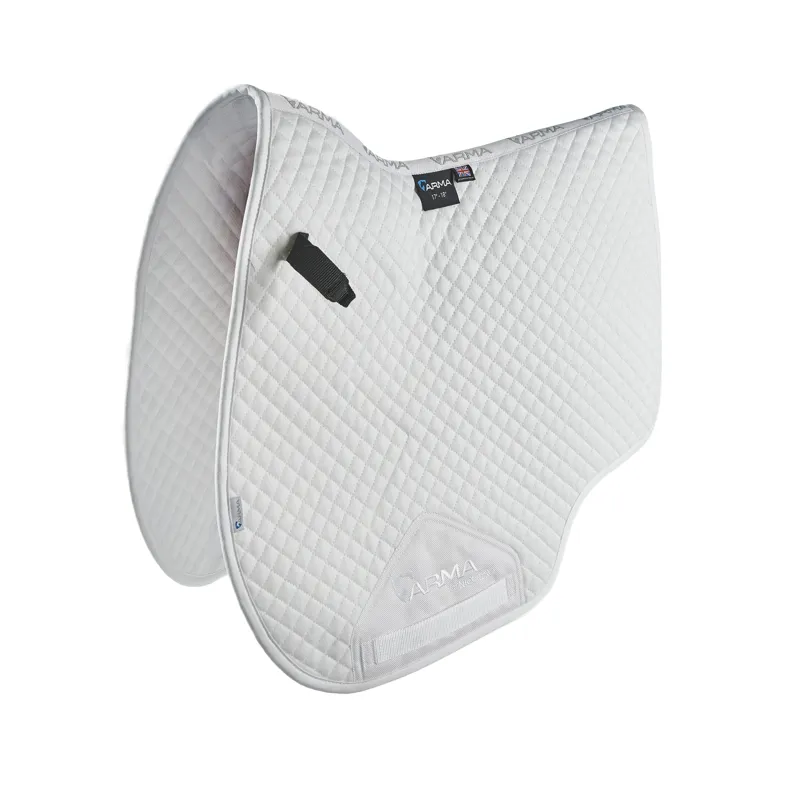 Shires Arma Euro Cut Saddlecloth - White