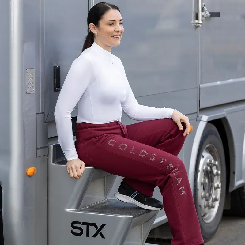 Coldstream Cheswick Diamante Lounge Pants - Windsor Wine-1