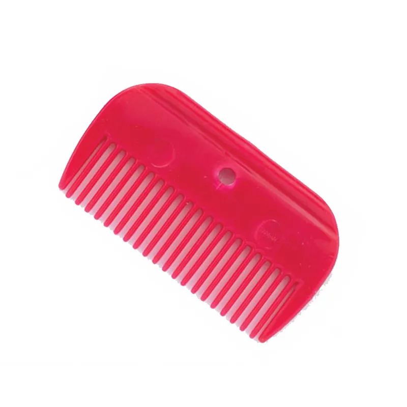 Lincoln Plastic Mane Comb - Red