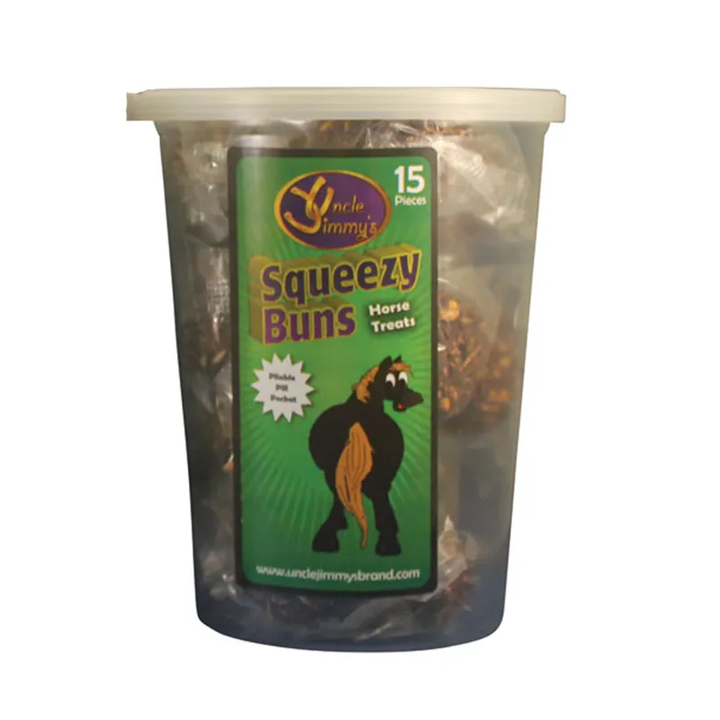 Uncle Jimmy's Squeezy Buns - 15 pieces