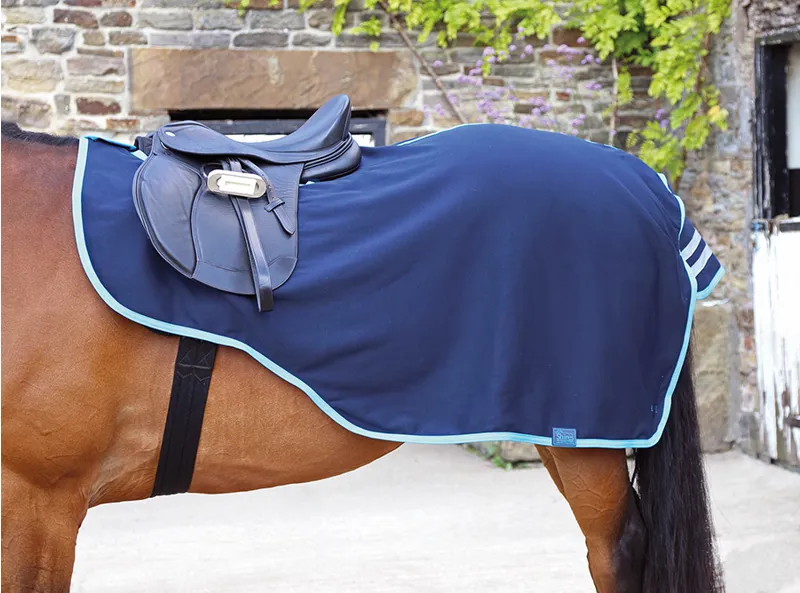 Shires Tempest Jersey Exercise Fleece In Blue