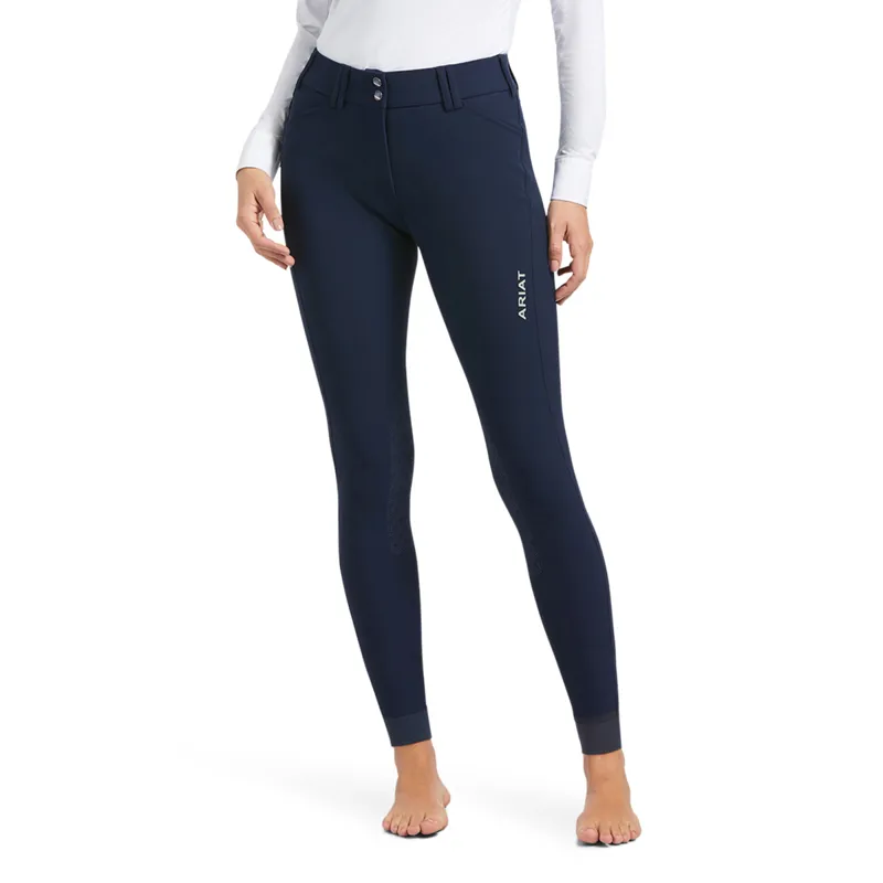 Ariat Women's Tri Factor Grip Knee Patch Breech - Navy