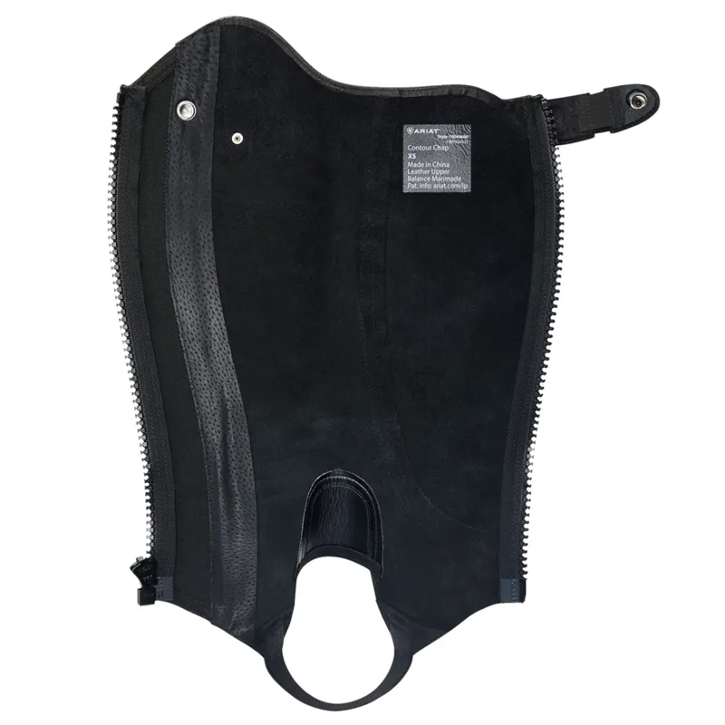 Ariat Unisex Heritage Contour Half Chaps - Black-3
