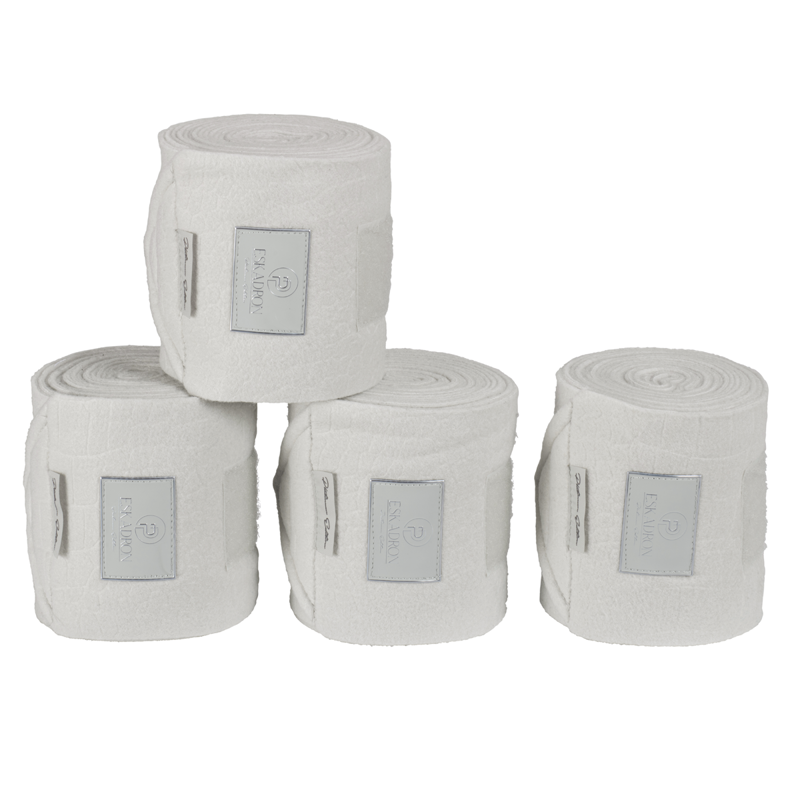Eskadron Fleece Stamped Bandages Platinum AW22 - Pearl Grey