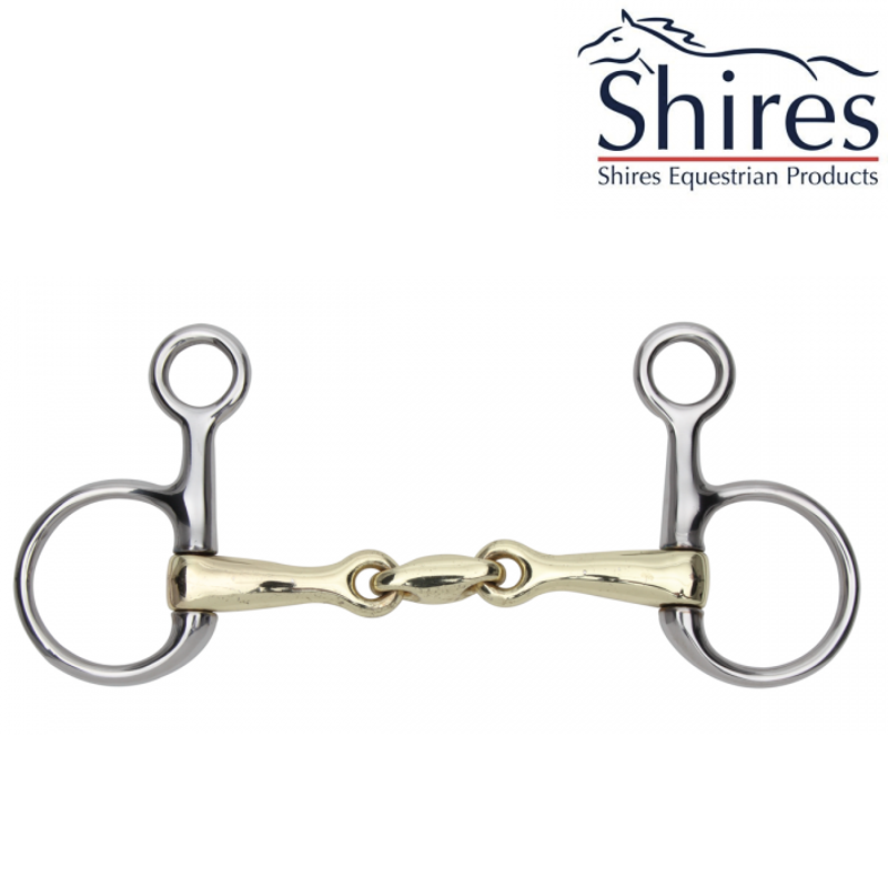 Shires Hanging Cheek Snaffle With Lozenge-2