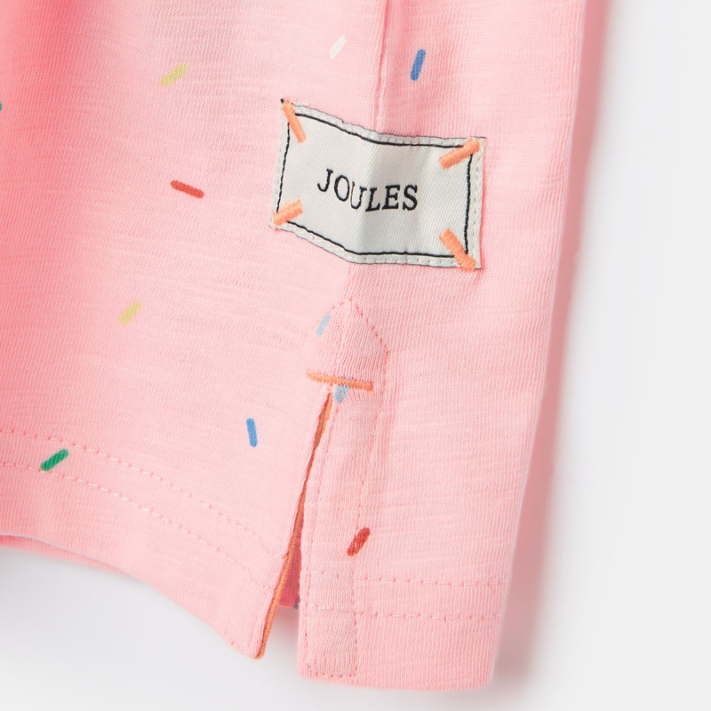 Joules Girls' Fun Days Graphic T-shirt - Pink-4