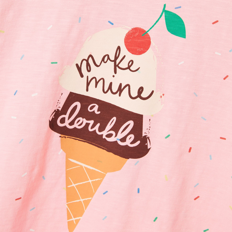 Joules Girls' Fun Days Graphic T-shirt - Pink-2