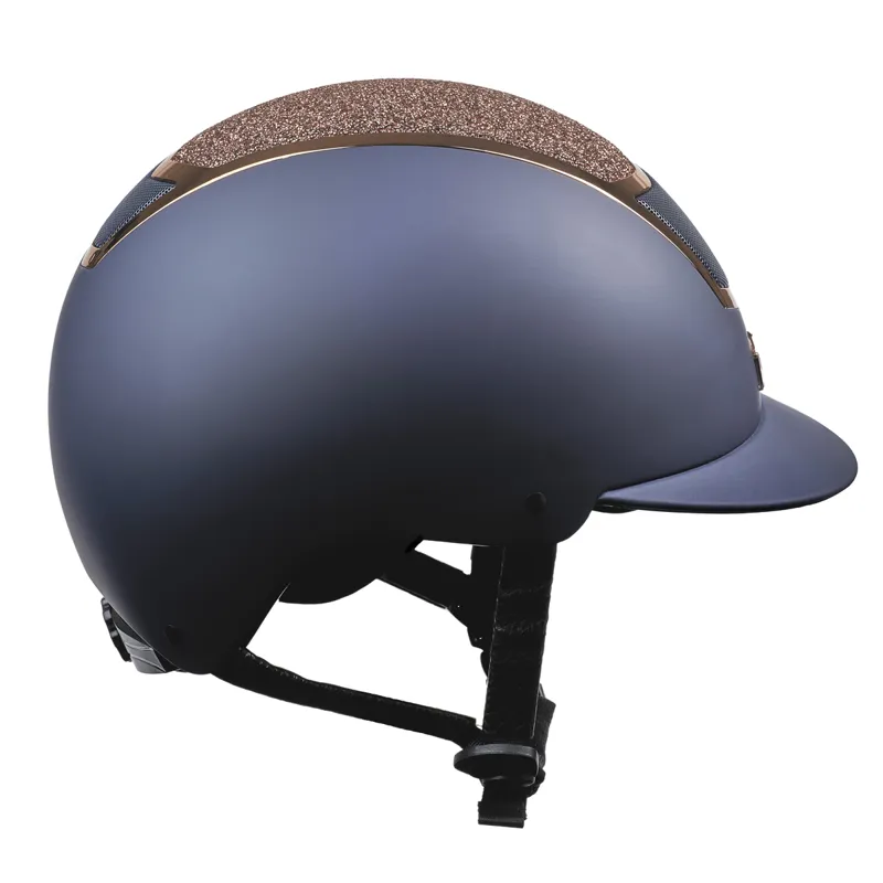 Shires Karben Valentina Riding Hat Navy/Rose Gold
