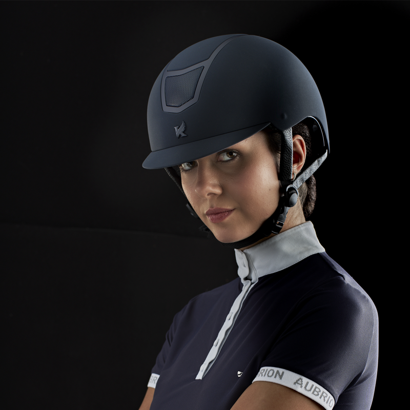 Shires Karben Elena Riding Hat - Navy-7