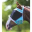 Shires Fine Mesh Earless Fly Mask - Teal