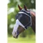 Shires Fine Mesh Earless Fly Mask with Ear Holes - Black
